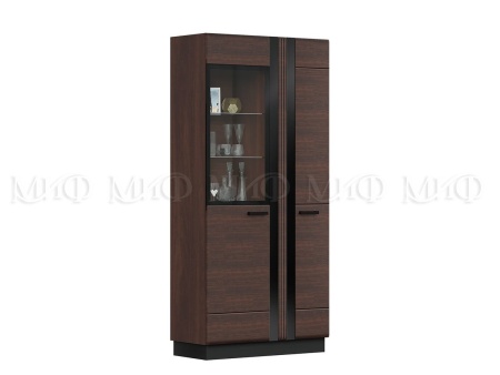 Гостиная Манифик МДФ (Ш-3000 x В-2126 x Г-650 мм) Дерево/Орех