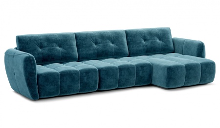 Диван-Кровать ТРЕВИ KENGOO/TEAL (Ш-3500 × В-850 × Г-1690 мм)