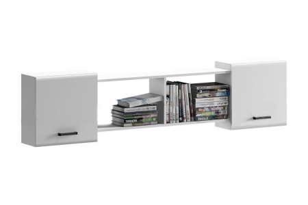 Антресоль Вега NEW белый глянец / белый