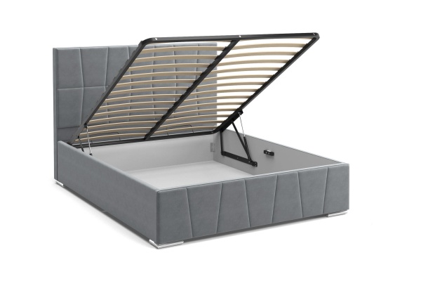 Кровать Пассаж серая