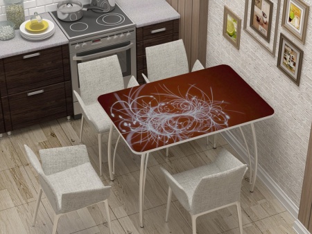 Стол Обеденный Бочонок Фотопечать (Ш-1100 х Г-700 х В-760 мм)/Разные Цвета