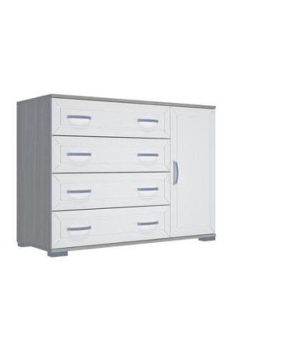 Комод МДФ №4 Венге/Клен Светлый (Ш-1100 × В-810 × Г-445)